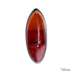 Tail light lens red, European, each