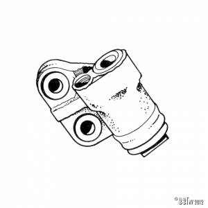 Wheel cylinder, front, right