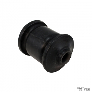 Rubber mount rear suspension arm