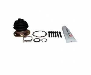 Axle boot kit, IRS shaft, black, each good quality