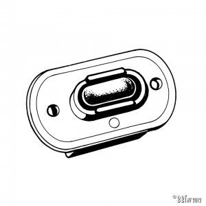 Nose cone mount Mounted with 2 screws