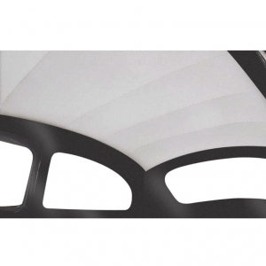 Headliner (Standard), white vinyl (non-perforated)