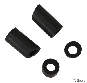 Bumper mount rubbers, outer front, 4 pieces
