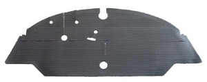 Front rubber floor mat