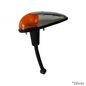 Front turn signal indicator, left or right, orange lens