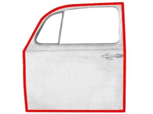 Door seal, 3 parts, 1 x 0711-1 enough for 1 door Door seal, 3 parts, 1 x 0711-1 enough for 1 door