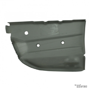 Bumperretainer on plate rear, left