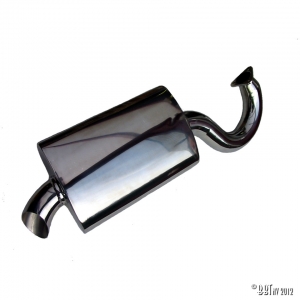 Exhaust muffler Fatboy for #3271 Polished S/S