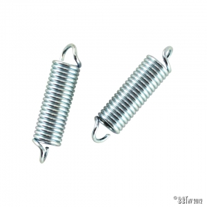 Side tension cable springs, as pair