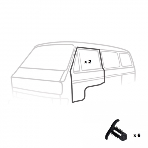 Door seal L + R + clips Door seal L + R + clips